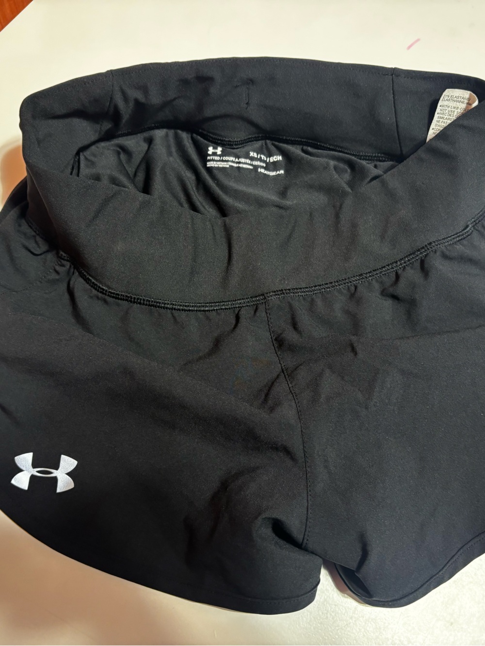 Under Armour Women’s Black Running Shorts XL - Picture 4 of 4